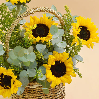 Sunflower Shine Basket